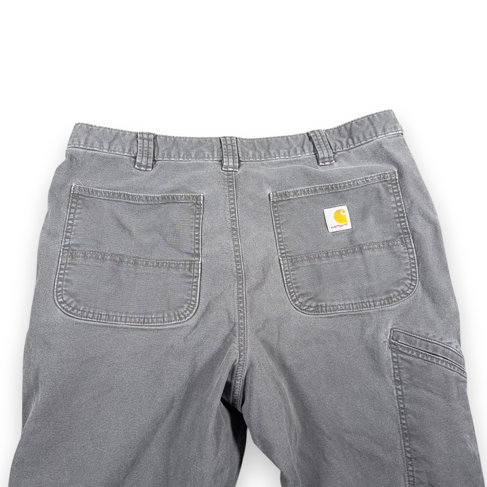 Carhartt Pants Mens 34x30 Gray Relaxed Rugged Flex Carpenter Workwear Utility-8 Carhartt Pants Mens 34x30 Gray Relaxed Rugged Flex Carpenter Workwear Utility