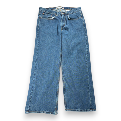 Vintage Levis Jeans Mens 33x28 14 Husky Blue Baggy Fit Loose Straight 569 Skater