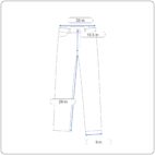 Vintage Levis Jeans Mens 33x28 14 Husky Blue Baggy Fit Loose Straight 569 Skater