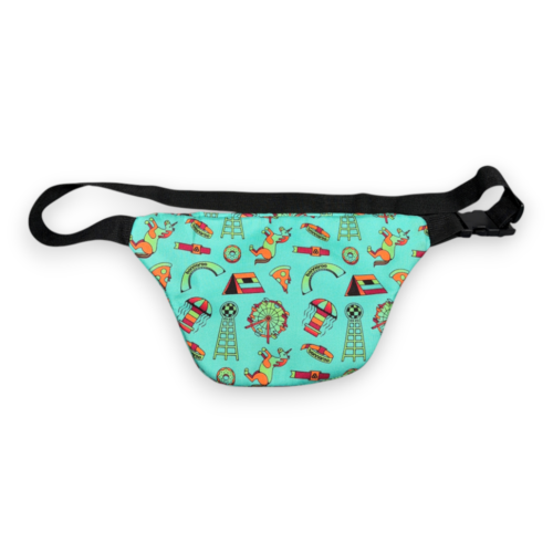 Bonnaroo Bag Green Waist Fanny Pack Adjustable Strap Music Festival Merch Gear-2 Bonnaroo Bag Green Waist Fanny Pack Adjustable Strap Music Festival Merch Gear