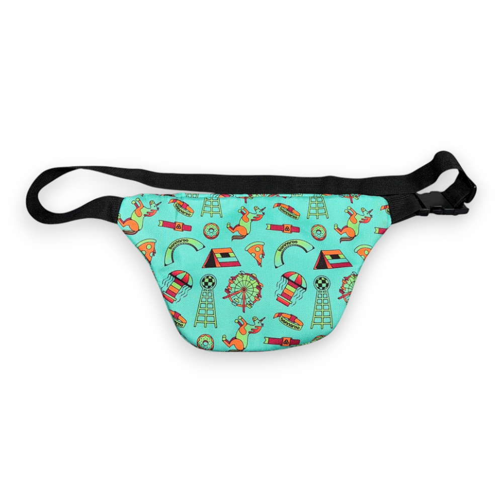 Bonnaroo Bag Green Waist Fanny Pack Adjustable Strap Music Festival Merch Gear-2 Bonnaroo Bag Green Waist Fanny Pack Adjustable Strap Music Festival Merch Gear