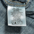 Levis Western Shirt Adult LARGE Blue Denim Dark Wash Pearl Snap Regular Fit