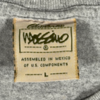 Vintage Mossimo Shirt Adult LARGE Gray Skater Halftone Dot Logo Skater 90s