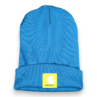 Carhartt Hat Adult ONE SIZE Blue Logo Acrylic Knit Beanie Ski Winter Workwear
