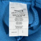 Carhartt Hat Adult ONE SIZE Blue Logo Acrylic Knit Beanie Ski Winter Workwear