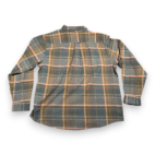 Orvis Shirt Mens 2XL XXL Brown Plaid Cotton Flannel Jacket Heritage Outdoor Tags