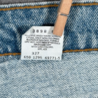 Vintage Levis Jeans Mens 32x32 Blue 512 Light Wash Denim Deadsock 34x32 USA 90s