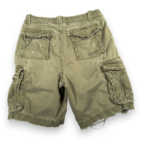 Vintage Hollister Shorts Mens 33 Green Canvas Surf Distressed Military Army Y2K