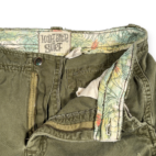 Vintage Hollister Shorts Mens 33 Green Canvas Surf Distressed Military Army Y2K