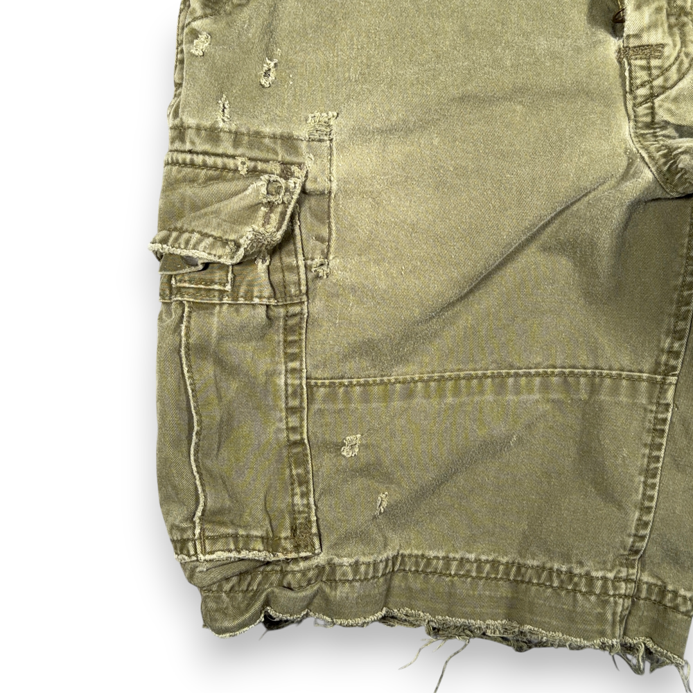 Vintage Hollister Shorts Mens 33 Green Canvas Surf Distressed Military Army Y2K-6 Vintage Hollister Shorts Mens 33 Green Canvas Surf Distressed Military Army Y2K