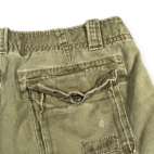 Vintage Hollister Shorts Mens 33 Green Canvas Surf Distressed Military Army Y2K