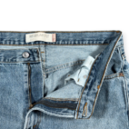 Vintage 505 Levis Jeans Mens 34x30 Blue Regular Straight Light Wash Denim Y2K