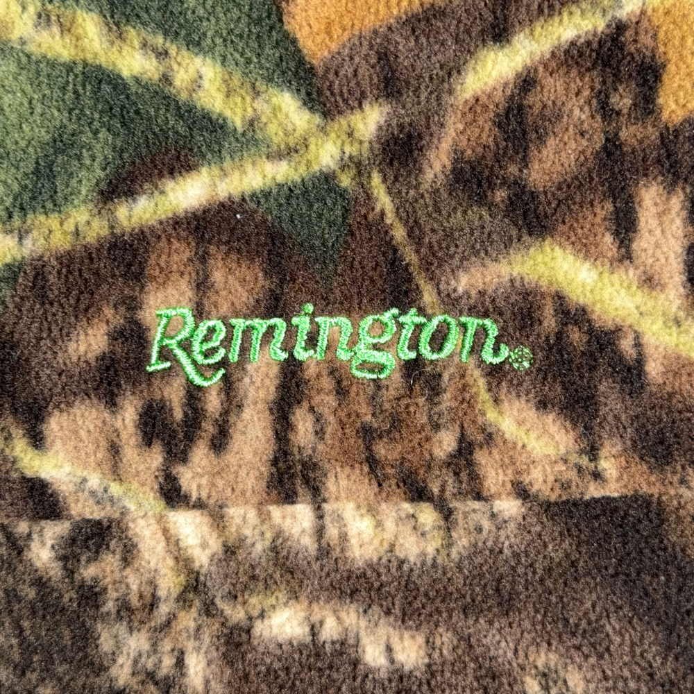 Remington Jacket Adult LARGE Brown Green Camo Polyester Fleece Mossy Oak Hunting-7 Remington Jacket Adult LARGE Brown Green Camo Polyester Fleece Mossy Oak Hunting
