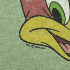 Vintage Woody Woodpecker Shirt Adult LARGE Green Cartoon Portrait Ringer USA Y2K