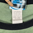 Vintage Woody Woodpecker Shirt Adult LARGE Green Cartoon Portrait Ringer USA Y2K