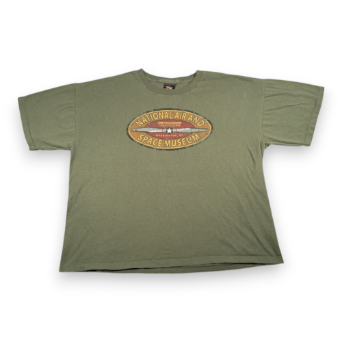 Vintage National Air Space Museum Shirt Adult EXTRA LARGE Green Museum USA 90s