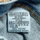 Vintage Ralph Lauren Shorts Mens 29 Blue Polo Jeans Co Denim Cell Pocket Y2K