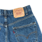 Levis Jean Shorts Mens 29 Blue 569 Loose Straight Dark Wash Denim Baggy Y2K