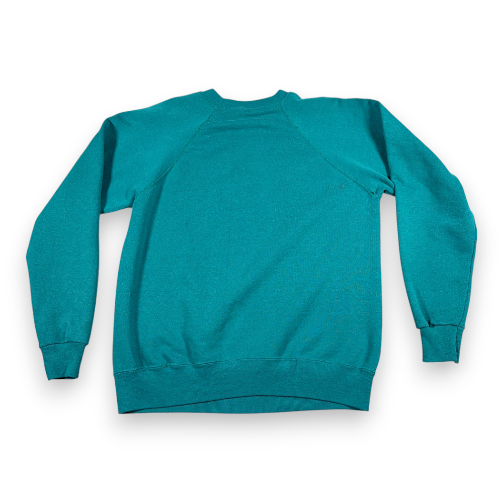 Vintage Real Jeans Wear Sweater Adult MEDIUM Green Sweatshirt Pioneer USA 90s-3 Vintage Real Jeans Wear Sweater Adult MEDIUM Green Sweatshirt Pioneer USA 90s