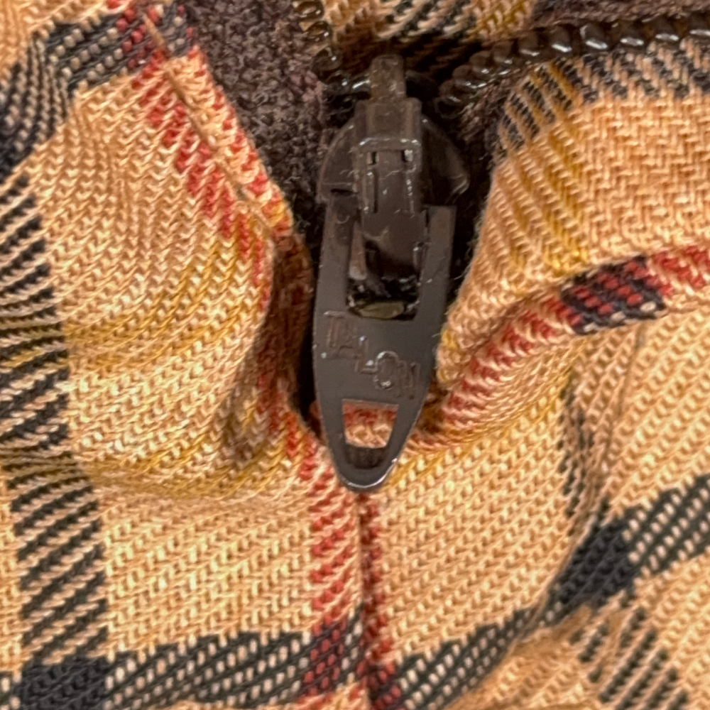 Vintage JCPenney Pants Mens 40x29 Yellow Mustard Gold Plaid Disco Talon Wide 70s-5 Vintage JCPenney Pants Mens 40x29 Yellow Mustard Gold Plaid Disco Talon Wide 70s