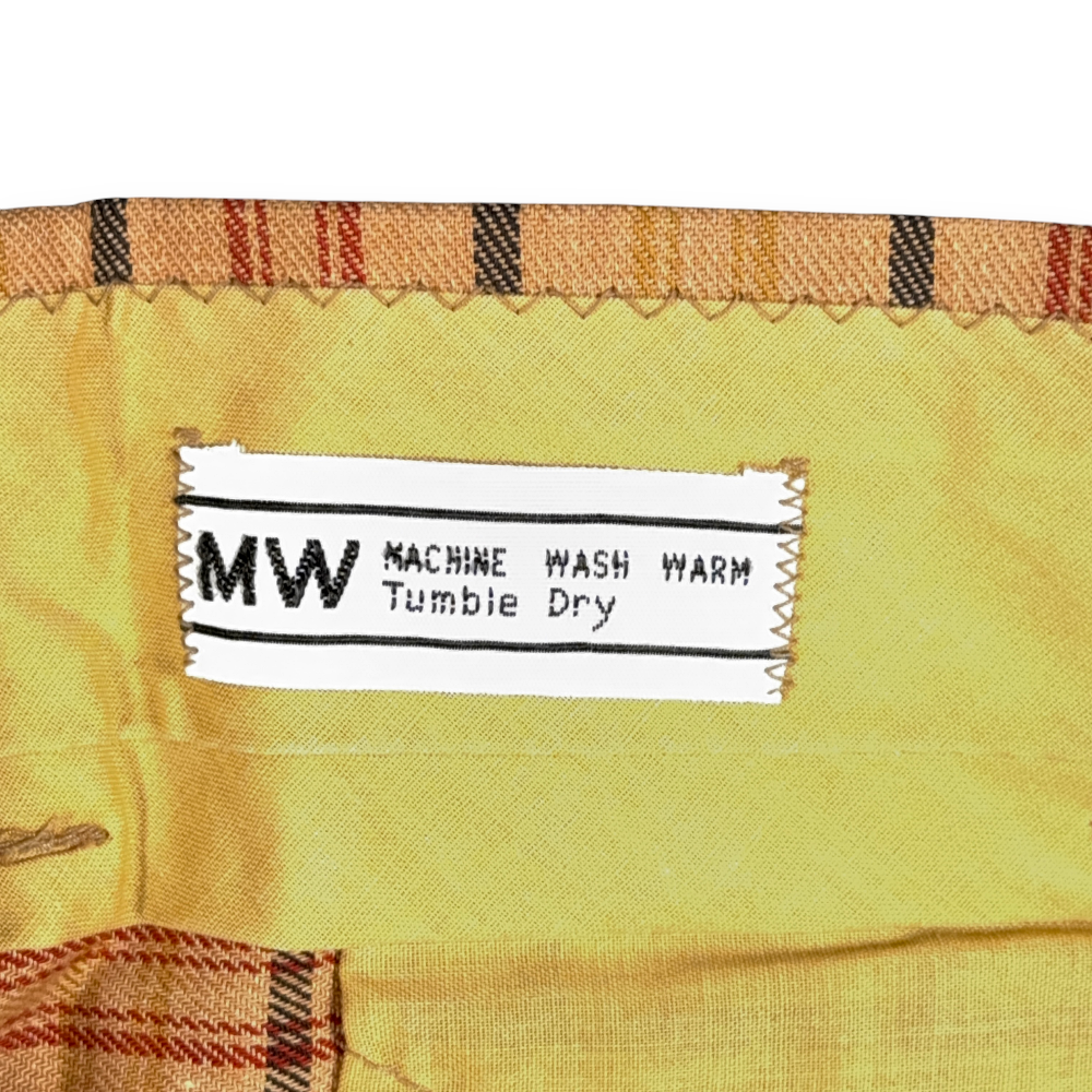 Vintage JCPenney Pants Mens 40x29 Yellow Mustard Gold Plaid Disco Talon Wide 70s-6 Vintage JCPenney Pants Mens 40x29 Yellow Mustard Gold Plaid Disco Talon Wide 70s