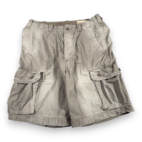 Hollister Cargo Shorts Mens 33 Green Button Fly Utility Pockets Original Tags