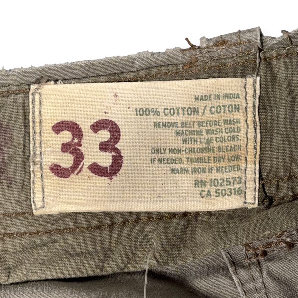 Hollister Cargo Shorts Mens 33 Green Button Fly Utility Pockets Original Tags-5 Hollister Cargo Shorts Mens 33 Green Button Fly Utility Pockets Original Tags