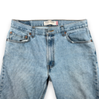 Vintage 505 Levis Jeans Mens 34x29 Blue Regular Straight Light Wash Denim Y2K