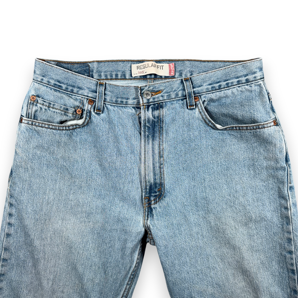 Vintage 505 Levis Jeans Mens 34x29 Blue Regular Straight Light Wash Denim Y2K-3 Vintage 505 Levis Jeans Mens 34x29 Blue Regular Straight Light Wash Denim Y2K