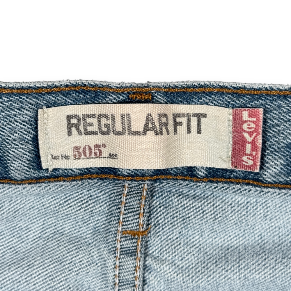 Vintage 505 Levis Jeans Mens 34x29 Blue Regular Straight Light Wash Denim Y2K-6 Vintage 505 Levis Jeans Mens 34x29 Blue Regular Straight Light Wash Denim Y2K