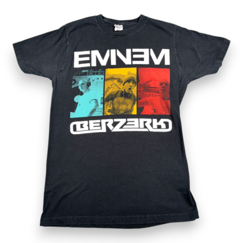 Eminem Shirt Adult SMALL Black Berzerk Music Rap Hip Hop Cover Marshall Mathers