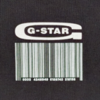 G Star Raw Shirt Adult MEDIUM Black Barcode Arrow Icons Boxy Fit Oversized