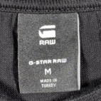 G Star Raw Shirt Adult MEDIUM Black Barcode Arrow Icons Boxy Fit Oversized