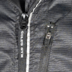 Golds Gym Vest Adult EXTRA LARGE Black Blue Zip Up Workout Running Cycling