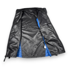 Golds Gym Vest Adult EXTRA LARGE Black Blue Zip Up Workout Running Cycling