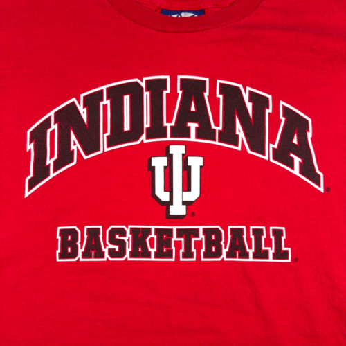 Vintage Indiana Basketball Shirt Adult EXTRA LARGE Red Hoosiers University Y2K-2 Vintage Indiana Basketball Shirt Adult EXTRA LARGE Red Hoosiers University Y2K