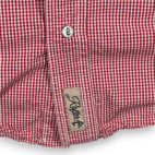 Rafter C Western Shirt Adult EXTRA LARGE Red Gingham Plaid Cowboy Collection