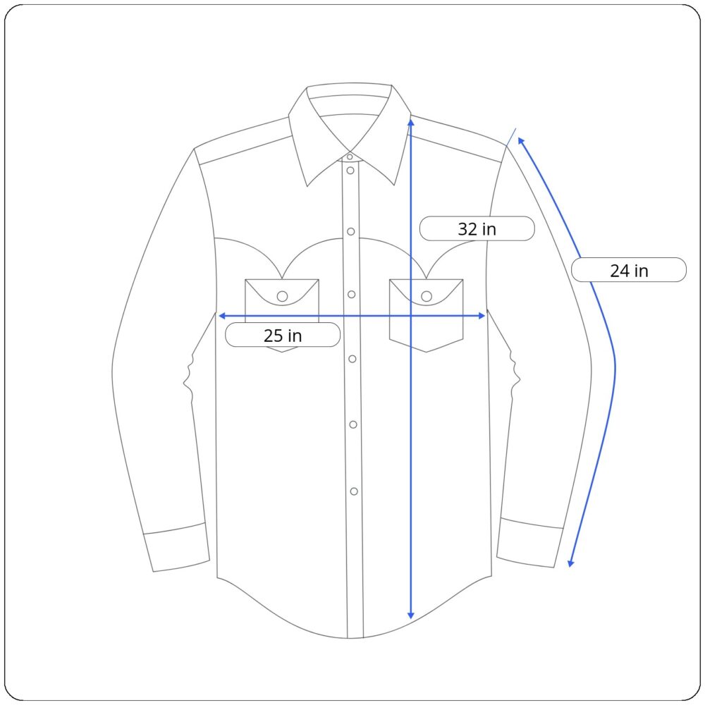 Rafter C Western Shirt Adult EXTRA LARGE Red Gingham Plaid Cowboy Collection