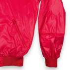 Vintage Izod Jacket Adult LARGE Red Windbreaker Bomber Nylon Club Preppy 80s
