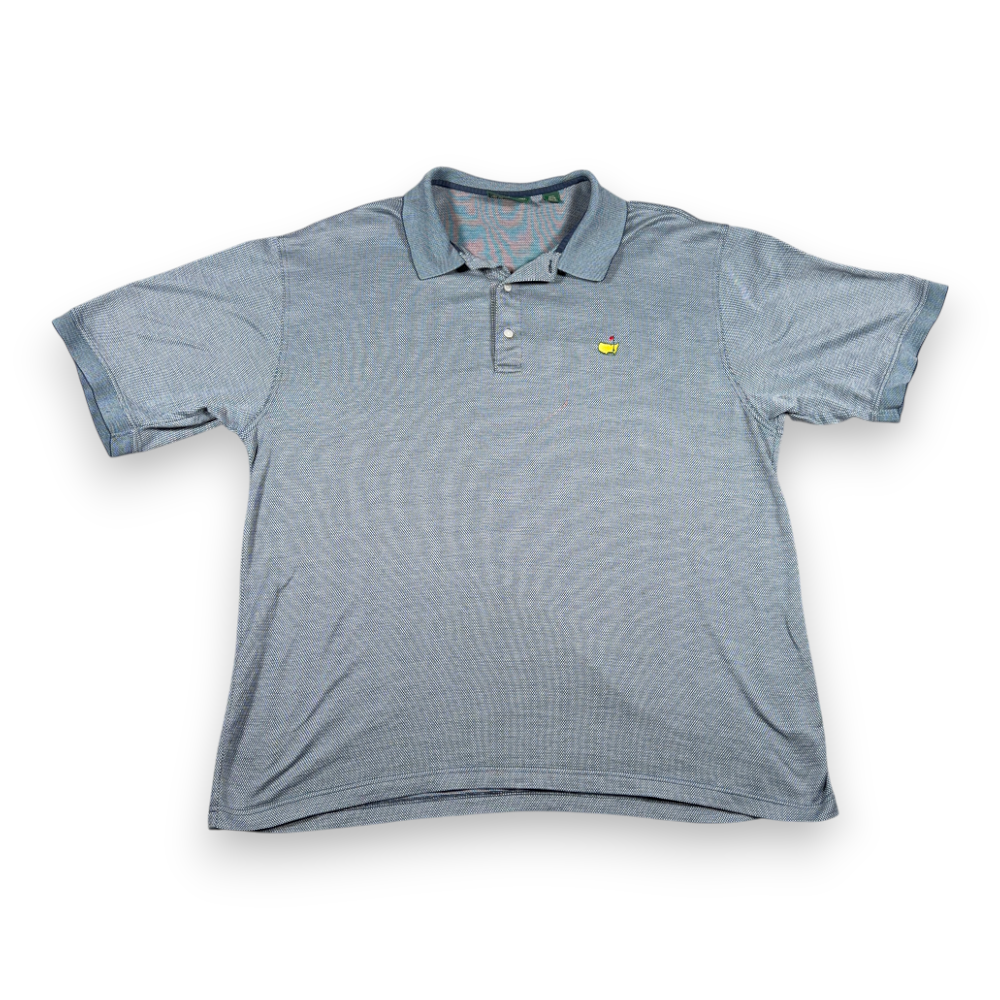 Vintage Masters Polo Shirt Adult EXTRA LARGE Blue Check Amen Corner Augusta 90s-1 Vintage Masters Polo Shirt Adult EXTRA LARGE Blue Check Amen Corner Augusta 90s