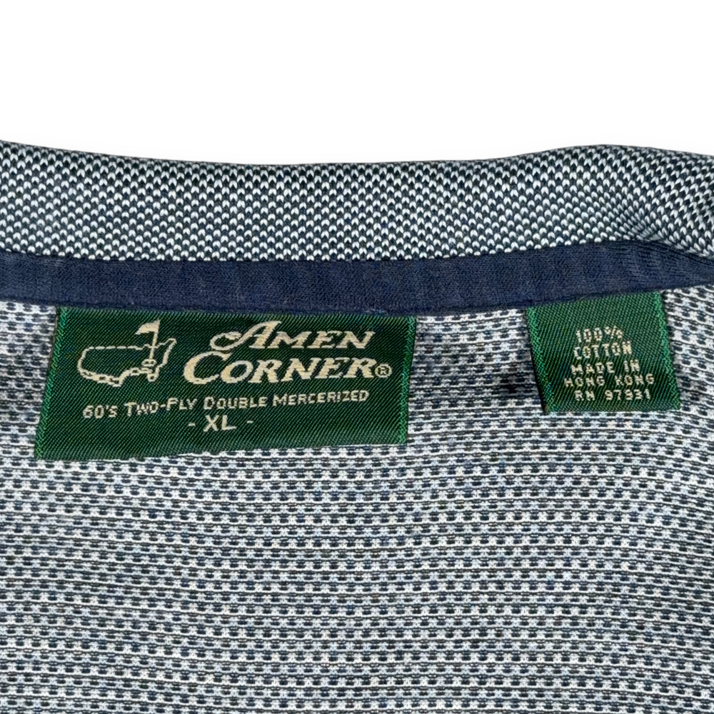 Vintage Masters Polo Shirt Adult EXTRA LARGE Blue Check Amen Corner Augusta 90s-4 Vintage Masters Polo Shirt Adult EXTRA LARGE Blue Check Amen Corner Augusta 90s