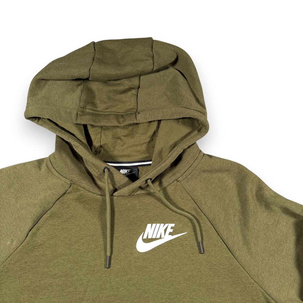Nike Sweater Womens LARGE Green Hoodie Sweatshirt Spell Out Swoosh With Tags-2 Nike Sweater Womens LARGE Green Hoodie Sweatshirt Spell Out Swoosh With Tags