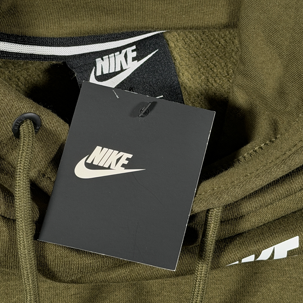 Nike Sweater Womens LARGE Green Hoodie Sweatshirt Spell Out Swoosh With Tags-5 Nike Sweater Womens LARGE Green Hoodie Sweatshirt Spell Out Swoosh With Tags