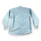 Vintage Miller Lite Shirt Adult SMALL Blue Denim Moondog Pub Bar Workwear 90s