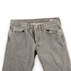 Vintage Levis Premium Jeans Mens 34x30 Gray Hesher Lowrise Straight Leg USA Y2K