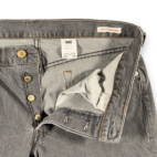 Vintage Levis Premium Jeans Mens 34x30 Gray Hesher Lowrise Straight Leg USA Y2K