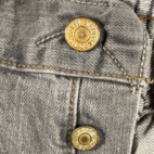 Vintage Levis Premium Jeans Mens 34x30 Gray Hesher Lowrise Straight Leg USA Y2K