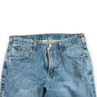 Carhartt Jeans Mens 34x28 Blue Denim B17 Relaxed Fit Straight Leg Light Workwear