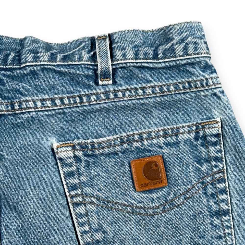 Carhartt Jeans Mens 34x28 Blue Denim B17 Relaxed Fit Straight Leg Light Workwear-8 Carhartt Jeans Mens 34x28 Blue Denim B17 Relaxed Fit Straight Leg Light Workwear