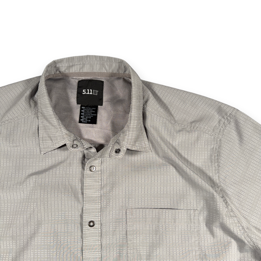 511 Tactical Shirt Adult 2XL XXL Gray Breathable Mesh Utility Outdoor Pocket-2 511 Tactical Shirt Adult 2XL XXL Gray Breathable Mesh Utility Outdoor Pocket